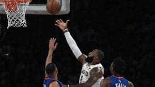 ビック3の活躍でレイカーズがピストンズを撃破…ウォリアーズは7連勝／NBA