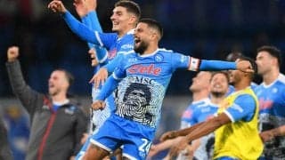 ラツィオ戦快勝のナポリ、主将インシーニェも喜び 「本当に楽しかった」