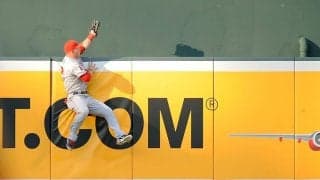 【MLB】「これは写真だろ」　トラウトの“HR強奪”が描かれた絵画が「アメージング」