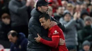 2試合連続圧巻弾のチアゴをリバプールOBも絶賛　「彼の本当の姿が見えてきた」