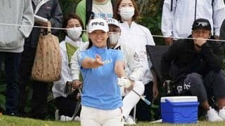 渋野日向子とファンの密接な関係　春の沖縄で見た、プロとして「私がゴルフをやる理由」