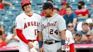 大谷翔平、仲良しカブレラの息子ら4人とパシャリ　父似の姿に米反響「これ大好き」【二刀流の衝撃2021】