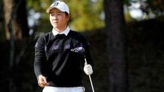 女子ゴルフ最終予選会、注目の18歳佐藤心結が圏内キープの23位「前半は苦しかった」