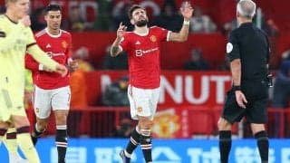 2020年冬にユナイテッド入りのブルーノ、節目の100試合達成！　得点関与数は驚異の78ゴール