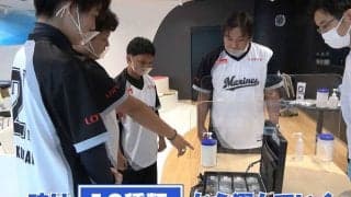 里崎智也氏がいきなり登場　ロッテスピリーグ選手の“専用ガム作り映像”を球団が公開