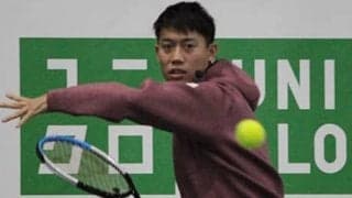  錦織「2週間ぶりに打つ」Jr選手と対戦 