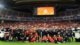 カップ王者・名古屋の新ユニフォームが発表！ 「ビクトリー(勝利)」を想起させる“V模様”が散りばめられる