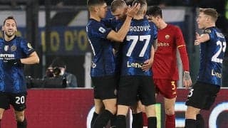 ジェコ恩返し弾など前半3発のインテルが主力多数不在のモウリーニョ率いるローマに圧勝!《セリエA》