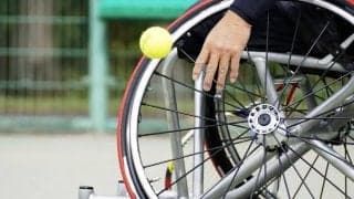 日本車いすテニス協会が、車いすテニスの普及を進めるべく寄付を呼び掛け