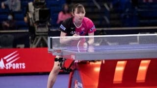 早田ひな、3度のデュースを乗り越え勝利　準々決勝は香港のエースと＜WTTカップファイナル＞