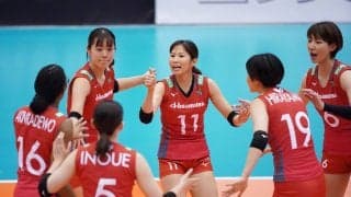 Vリーグの試合結果一覧（V1男女・12月5日）