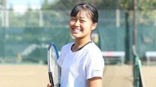 園部八奏選手にインタビュー　170cmの高さと左利きを生かした攻撃的なテニスが魅力の13歳「目の前の試合を一つずつ頑張ります」【注目のジュニアテニス選手特集⑦】