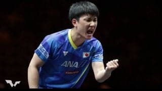 張本智和、惜しくも準優勝　世界王者・樊振東が頂上決戦を制す＜WTTカップファイナル＞