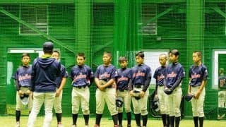 室内練習場でプロの練習を目の当たりに…　ヤクルトジュニアの強さの秘密とは？