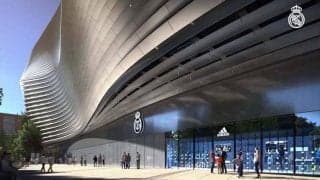 改修予定のレアル本拠地の新イメージが公開！左右非対称のデザインに