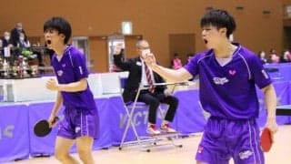 卓球全日本男子複スーパーシード発表　第1シードの山に張本/森薗、第2シードの山に宇田/戸上入る