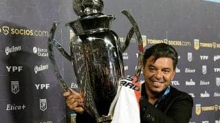 ウルグアイ代表新監督候補だったガジャルドがリーベル続投を発表!　今季自身初のリーグ制覇に導く