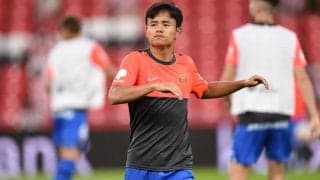 「いろんな意味でスベってる(笑)」久保建英がマジョルカのプレゼント企画で渾身の“ボケ”「最高です」