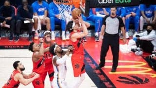 サンダーがラプターズの猛追を振り切り辛勝…渡邊雄太は18分4得点3アシストの献身的な働き