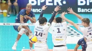 石川祐希のミラノ　モデナにストレートで敗れる