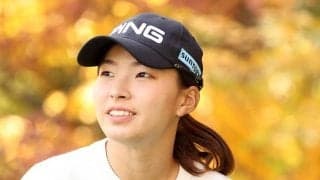 渋野日向子「恥ずかしいです」　初のチェックスカート姿に注目「とっても似合ってる」【名珍場面2021】