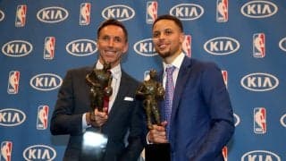 通算3ポイント成功数で歴代トップのアレン超えが間近に迫るカリーをナッシュHCが称賛