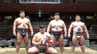 将来の横綱候補がズラリ。アマチュア横綱OB・御嶽海が見た全日本相撲選手権