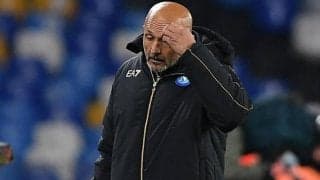 ナポリ、スパレッティ監督のベンチ入り禁止処分が2試合に…エンポリ戦も不参加に