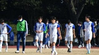 【サッカー部男子】　インカレ２回戦敗退で、目標の日本一に届かず