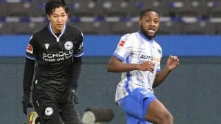 奥川先発ビーレフェルト、ヘルタに敗戦で4戦勝ちなし《ブンデスリーガ》