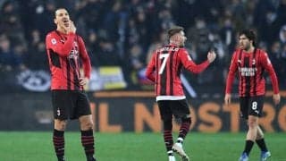 CL敗退ミラン、イブラの後半AT弾で監督交代のウディネーゼに辛くもドロー《セリエA》