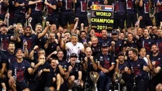 【F1】最終年最終戦最終周でホンダが30年ぶりの年間王者を奪取　「挑戦が報われ感無量」と田辺TD