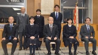 春高バレー　静岡女子代表・富士見が県庁表敬、健闘誓う