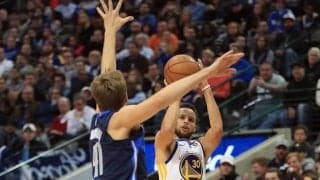 NBA新記録まで残り2本のカリーについてノビツキーが語る「彼はゲームを変えたんだ」