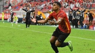 「お似合い！」名古屋FWマテウスが大胆イメチェン！ 短髪の金髪姿に！