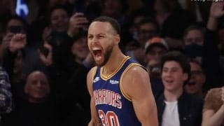 記録を更新したカリーの活躍でウォリアーズが勝利…ラプターズは惜敗／NBA