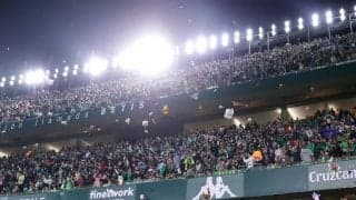 犬や猫、ドラえもんにピカチュウ…ハーフタイムに約2万個のぬいぐるみの雨! ベティスの試合で幻想的な光景！