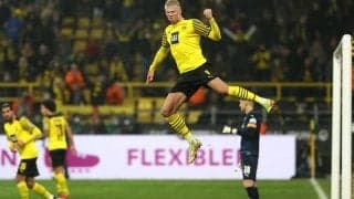 ハーランドがドッペルパック、ドルトムントが3試合ぶり白星《ブンデスリーガ》