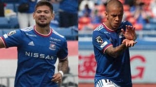 横浜FMが2位に貢献したFWレオ・セアラ、MFマルコス・ジュニオールと契約更新