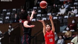 富士通がトヨタ自動車に逆転勝利…町田が17得点6アシストでチームをけん引／皇后杯