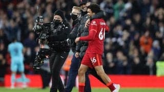 公式戦8連勝のリバプール、クロップ監督はTAAの弾丸ミドルに舌を巻く　「クレイジーでクールなゴール」