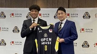 群馬に東海大の八村阿蓮が特別指定選手として加入…入団記者会見で意気込みを語る