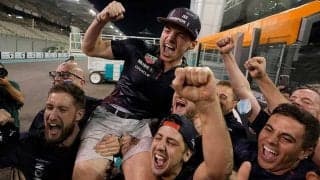 F1ホンダ、ピットクルーが大熱狂する“舞台裏映像”に海外胸熱「何度見ても鳥肌立つ」