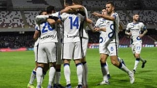 最下位サレルニターナに5発圧勝のインテルが首位キープ《セリエA》