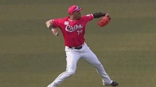 「球筋えぐい」「伸びが凄い」　ロッテ助っ人が見せた“超絶レーザー”【名珍場面】