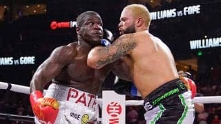 突き飛ばされた巨漢ボクサーがリング外へ　異業種対決に米興奮「WWEだ」「面白い」