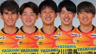 北九州が大卒ルーキー3名を含む若手5名と契約更新