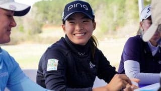 渋野日向子、ベストショット賞獲得に喜び　来季は米参戦「少しでも明るいニュースを」【JLPGA年間表彰式】