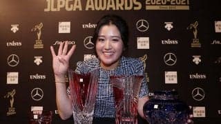 賞金女王・稲見萌寧が4冠達成「やり残したことはない」　東京五輪は銀「一生の思い出」【JLPGA年間表彰式】
