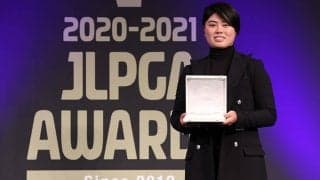笹生優花、渋野日向子＆古江彩佳の米ツアー参戦を歓迎「皆で頑張っていきたい」【JLPGA年間表彰式】